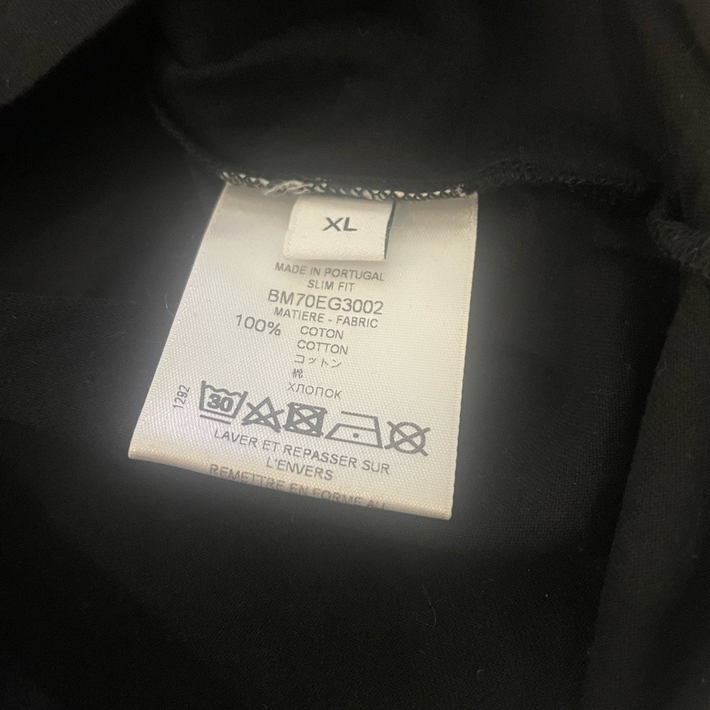Givenchy Black Cotton Gemini Faces Print T-Shirt Sz XL - Picture 8 of 8
